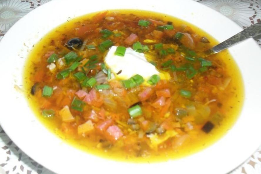 Рецепт домашней солянки