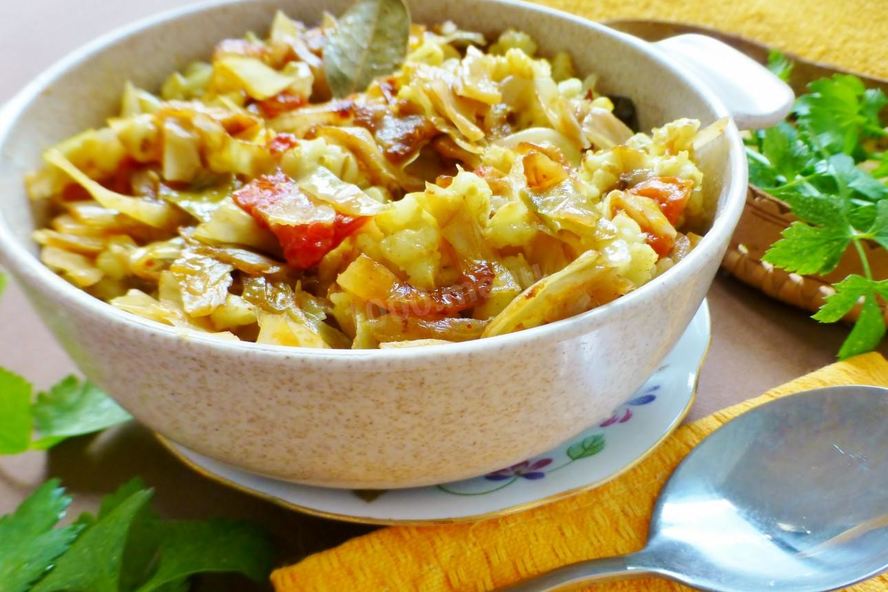 Рецепт капустной солянки с беконом и перловкой