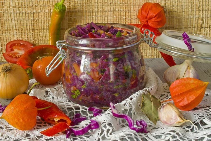 Рецепт овощной солянки на зиму