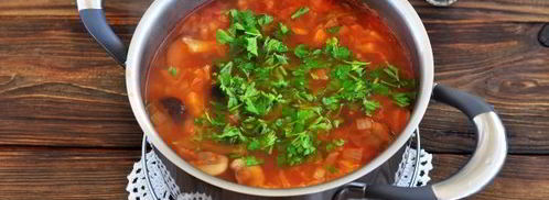 постная солянка из свежей капусты. Шаг 14