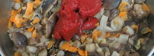 постная солянка с грибами и капустой. Шаг 9