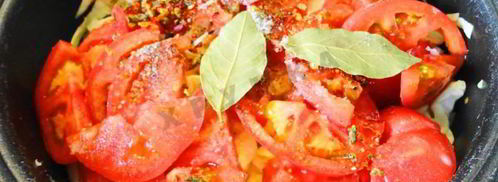 солянка из капусты с сосисками и помидор в мультиварке. Шаг 8