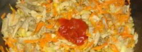 солянка из свежей капусты с картошкой. Шаг 3