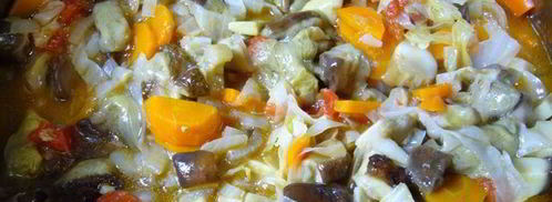 солянка с белыми грибами. Шаг 7