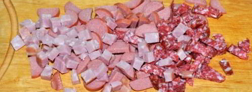 солянка с фрикадельками и фасолью. Шаг 3