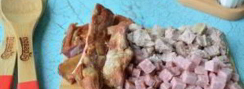 солянка с копченостями в хлебе. Шаг 6