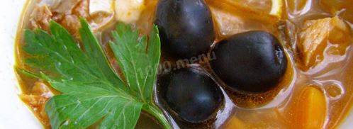 суп рыбная солянка классическая. Шаг 10