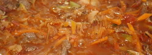 сытный суп типа солянки. Шаг 6