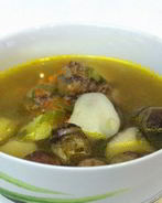 Суп грибной с фрикадельками