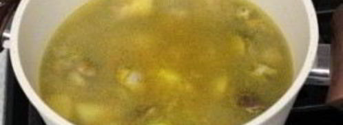 суп грибной с фрикадельками. Шаг 7