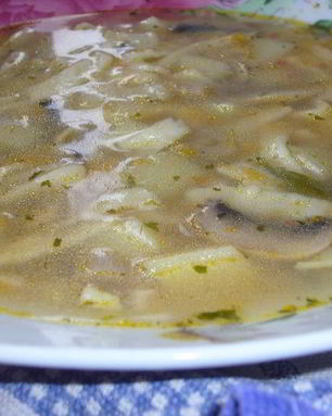 Суп грибной