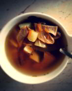 Суп из белых сушеных грибов