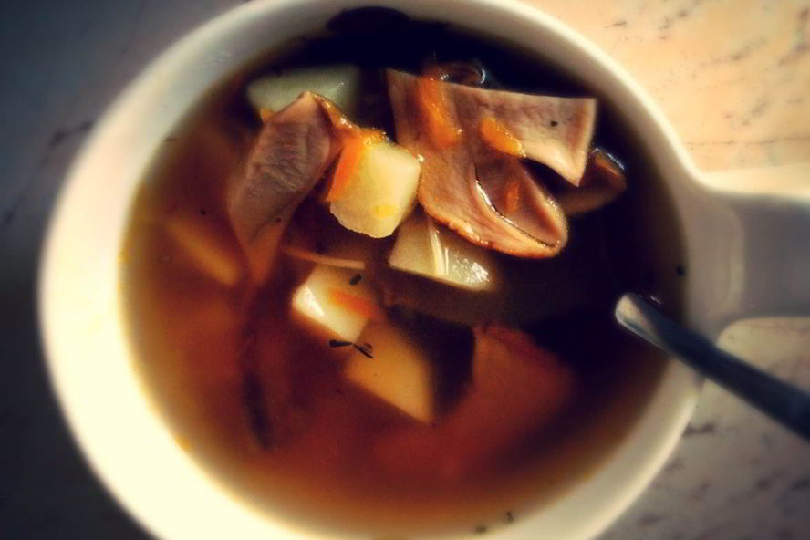 Рецепт супа из белых сушеных грибов