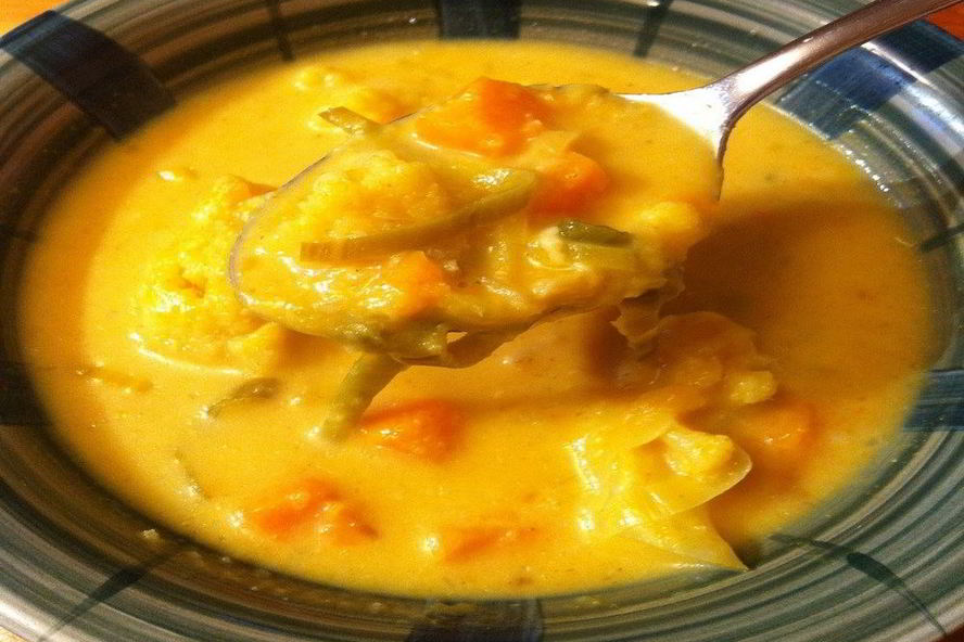 Рецепт супа из цветной капусты с рисом