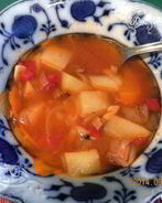 Суп картофельный с паприкой