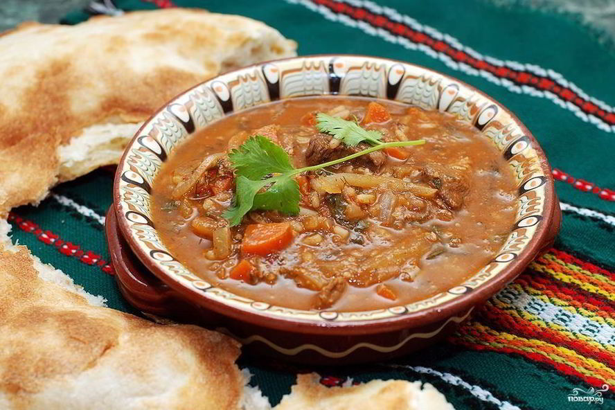 Рецепт харчо из говядины с ткемали