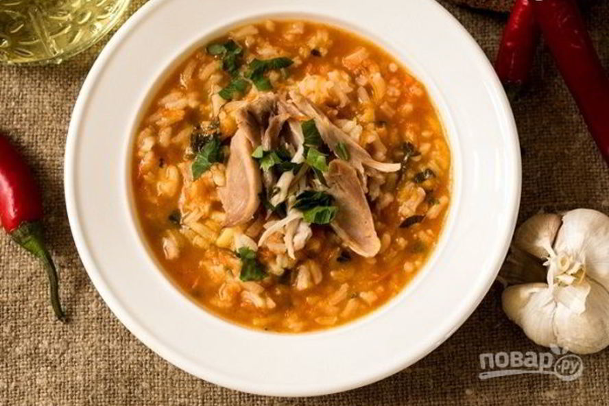 Рецепт харчо из курицы