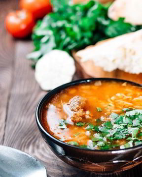 Харчо на свиных ребрышках