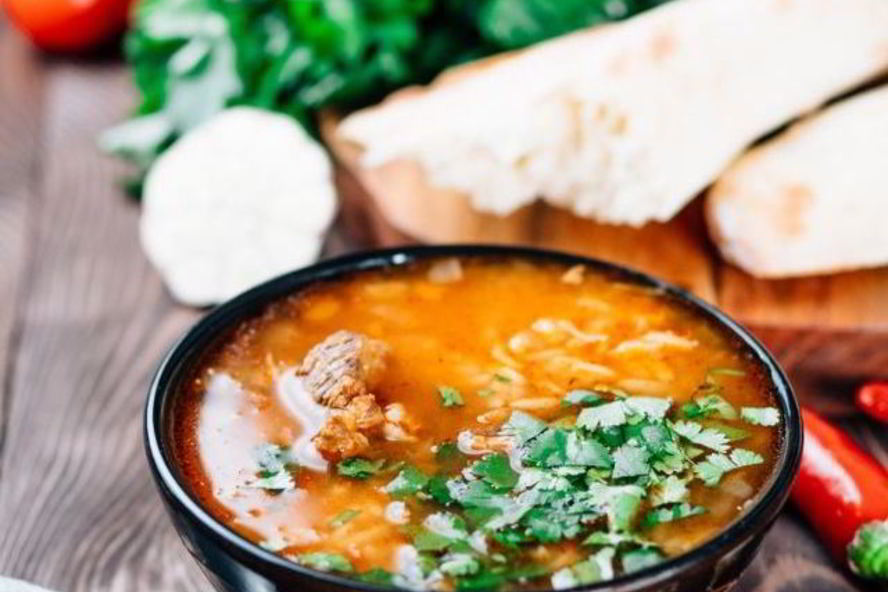 Рецепт харчо с кинзой и лимонным соком