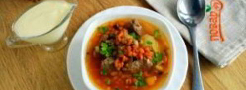 харчо с перловкой. Шаг 11