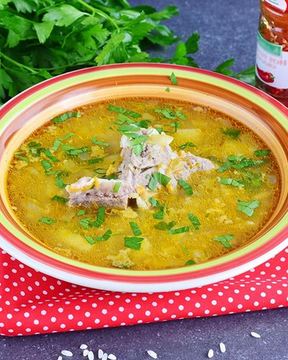 Харчо с рисом и картофелем классический