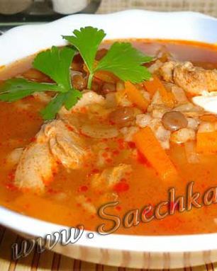 Харчо с рыбой