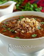 Постный суп харчо