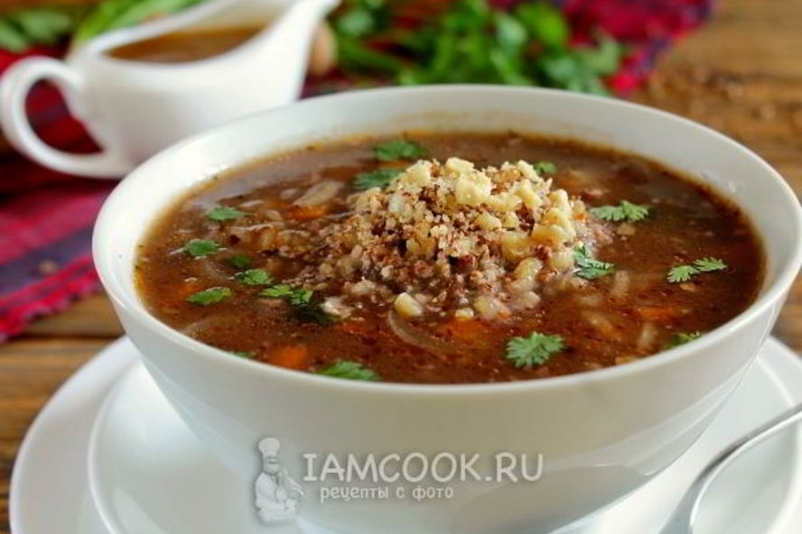 Рецепт постного супа харчо