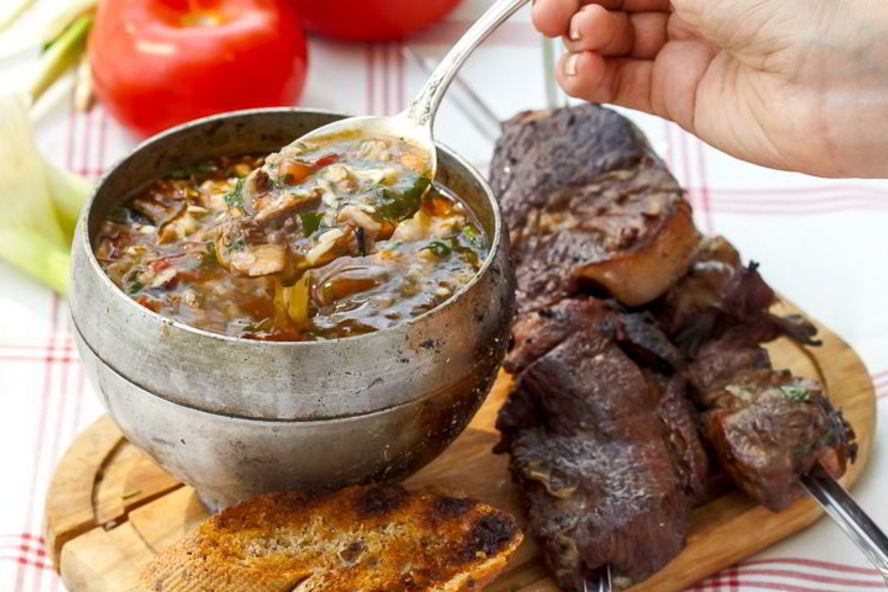 Рецепт шашлыка из барашка и походный харчо