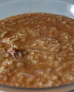 Суп харчо из говядины с грецкими орехами