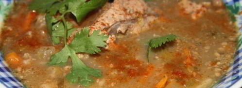 суп харчо с грецкими орехами. Шаг 12