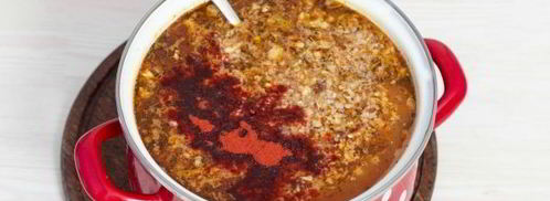 суп харчо с курицей и рисом. Шаг 17