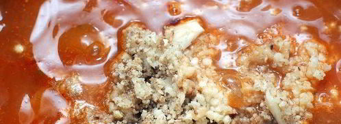 суп харчо с соусом ткемали. Шаг 12