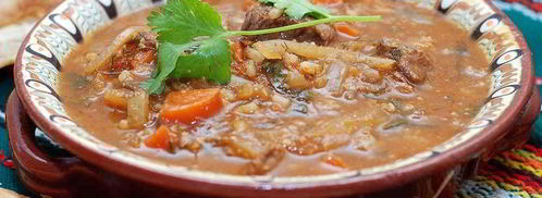 суп харчо с соусом ткемали. Шаг 14