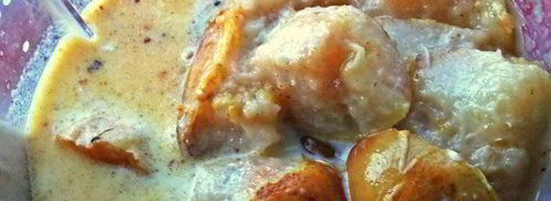 грушевый суп-пюре со сливками. Шаг 4