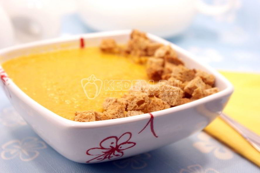 Рецепт морковного супа пюре