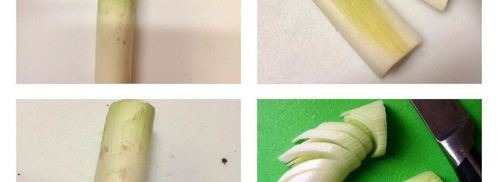 овощной перловый суп-пюре с луком-пореем и шампиньонами. Шаг 4