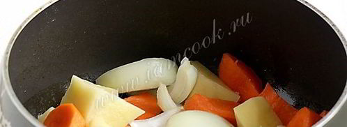овощной суп пюре из картофеля и моркови с имбирем. Шаг 5
