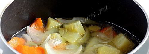 овощной суп пюре из картофеля и моркови с имбирем. Шаг 8