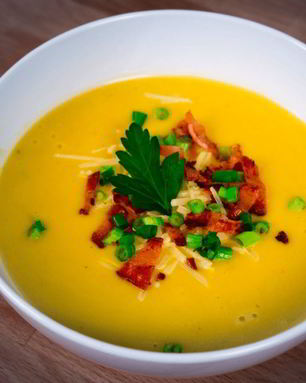 Пряный суп-пюре из тыквы