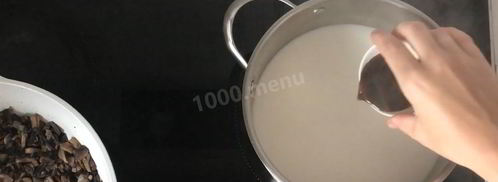 суп пюре грибной со сливками. Шаг 8