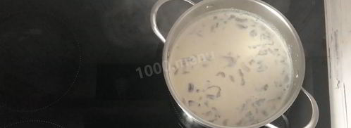 суп пюре грибной со сливками. Шаг 10