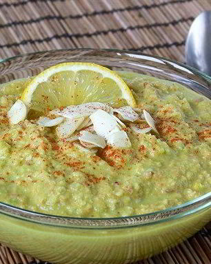 Суп-пюре из авокадо и морковки