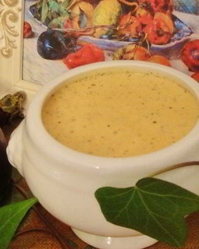 Суп-пюре из баклажана