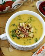 Суп-пюре из фасоли