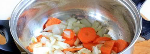 суп-пюре из кабачков с сухариками. Шаг 7