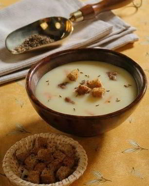 Суп-пюре из картофеля с тмином