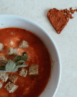 Суп-пюре из красного болгарского перца