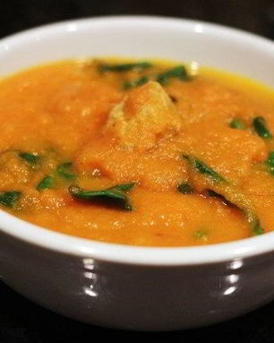 Суп-пюре из моркови с фрикадельками