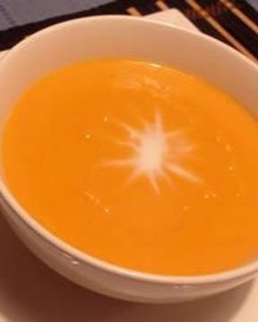 Суп-пюре из сладкого картофеля и репы
